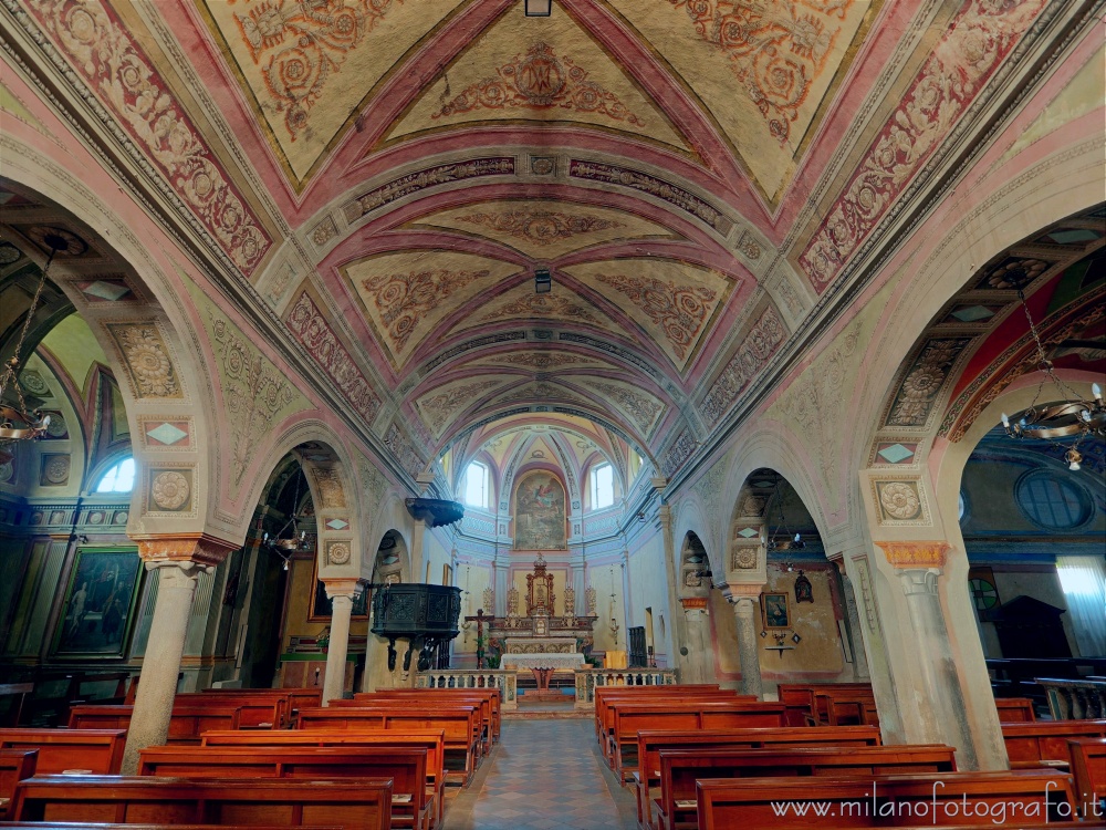 Candelo (Biella) - Interno della Chiesa di Santa Maria Maggiore